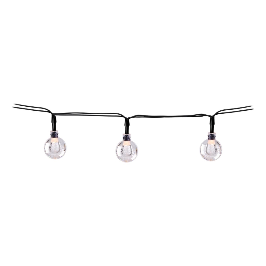 Grundig - LED Łańcuch solarny 50xLED/8 funkcji 6,9m ciepła biel