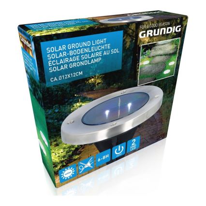 Grundig - LED Oświetlenie solarne 2xLED/1,2V