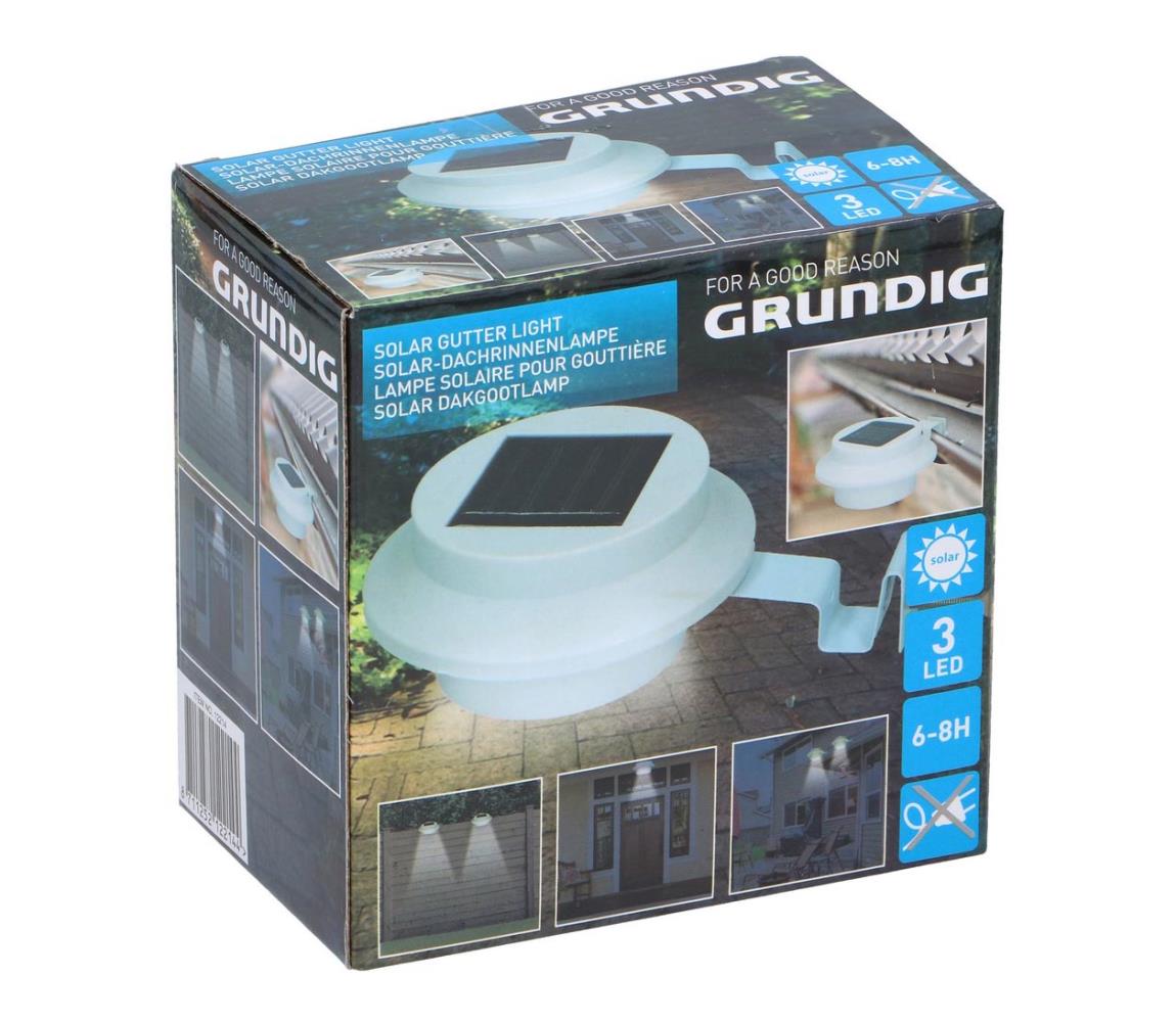 Grundig - LED Oświetlenie solarne z uchwytem 3xLED/1xAA