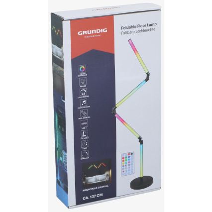 Grundig - LED RGB ściemniana lampa podłogowa 2w1 LED/230V + pilot zdalnego sterowania
