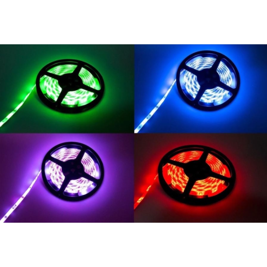 Grundig - LED RGB Ściemniana taśma 5m LED/24W/230V + pilot