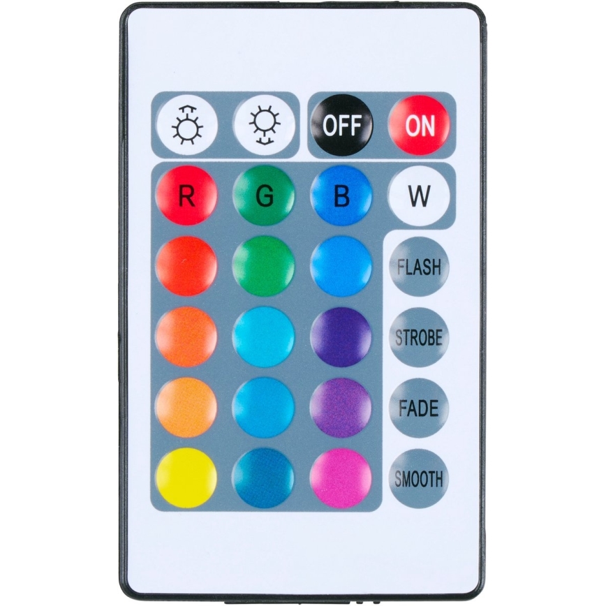 Grundig - LED RGBW ściemniana lampa biurkowa LED/0,7W/5V czarna + pilot zdalnego sterowania