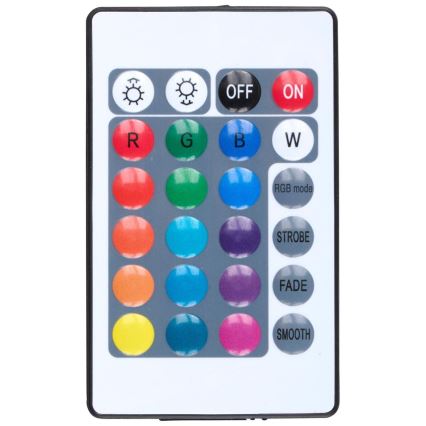 Grundig - LED RGBW ściemniana lampa podłogowa LED/10W/5V czarna + pilot zdalnego sterowania