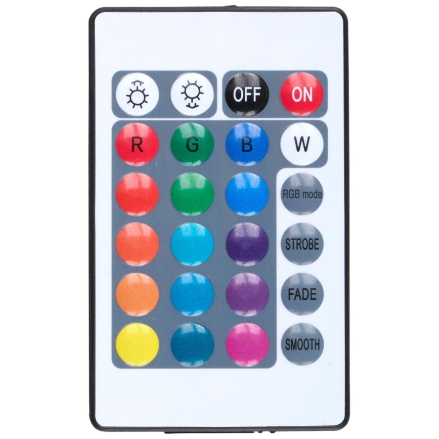 Grundig - LED RGBW ściemniana lampa podłogowa LED/10W/5V czarna + pilot zdalnego sterowania