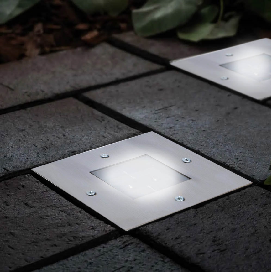 Grundig - LED Solarna oprawa wpuszczana 2xLED/1,2V 600mAh IP44