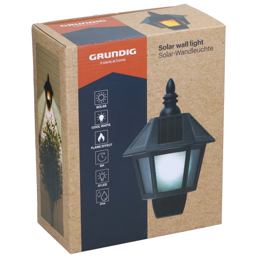 Grundig - LED solarny kinkiet LED/1,2V 600 mAh IP44
