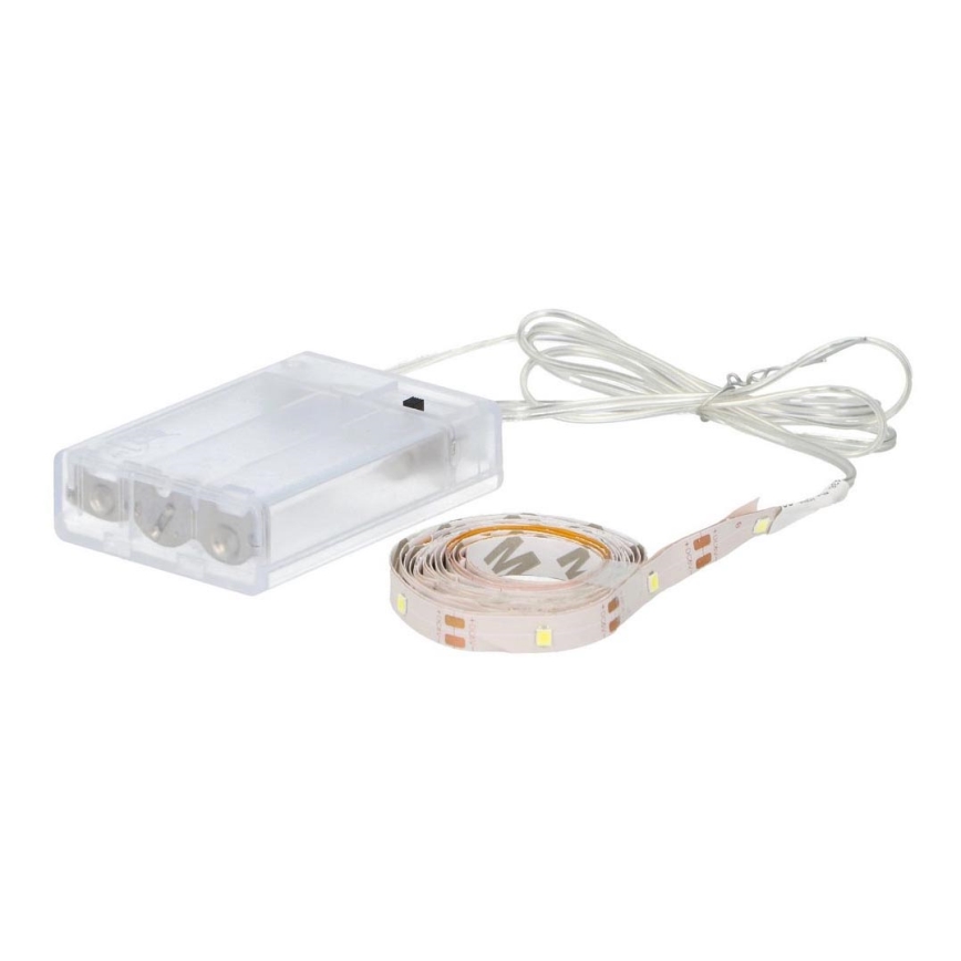 Grundig - LED Taśma 2m LED/3xAA czerwona
