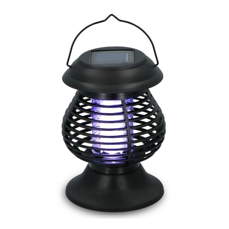 Grundig - LED UV Lampa solarna z pułapką na owady LED/1W/1,2V IPX4