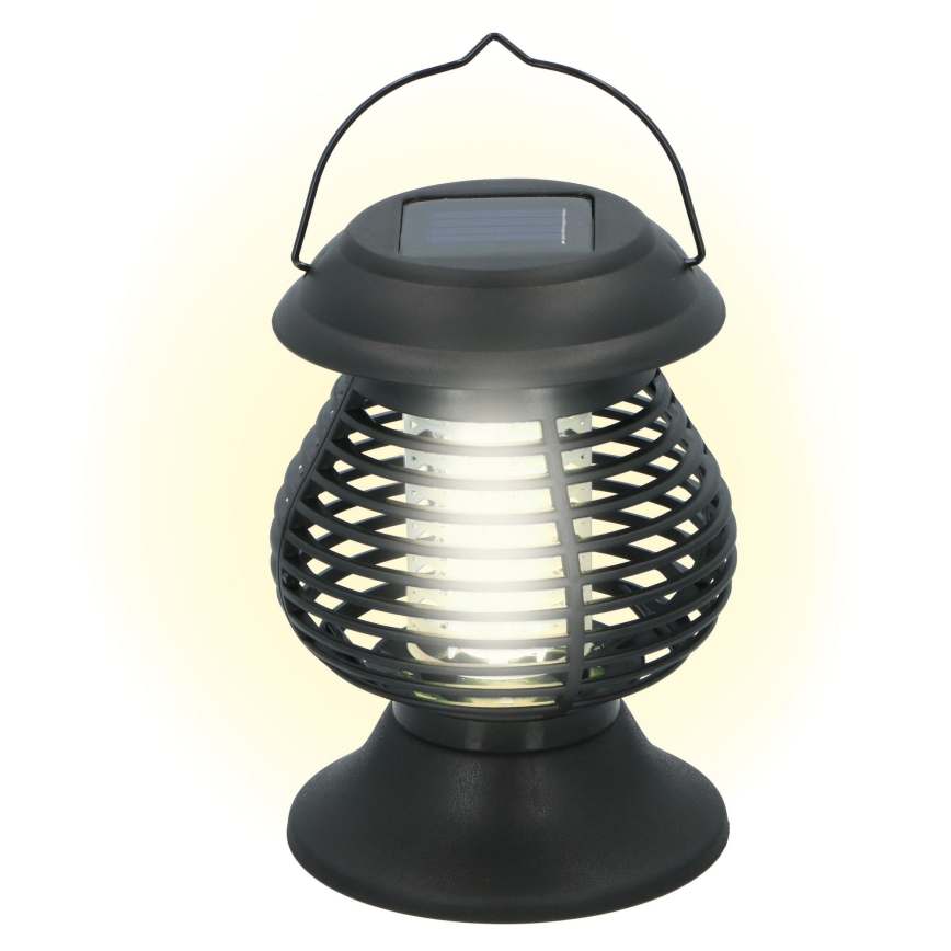 Grundig - LED UV Lampa solarna z pułapką na owady LED/1W/1,2V IPX4