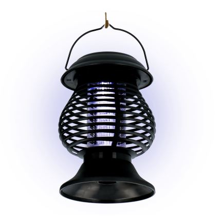 Grundig - LED UV Lampa solarna z pułapką na owady LED/1W/1,2V IPX4
