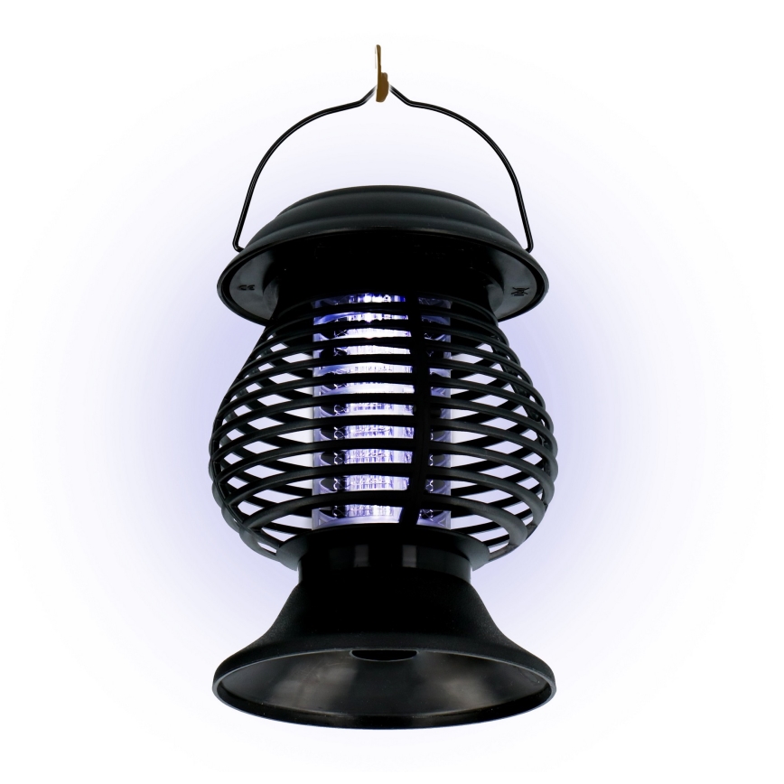 Grundig - LED UV Lampa solarna z pułapką na owady LED/1W/1,2V IPX4