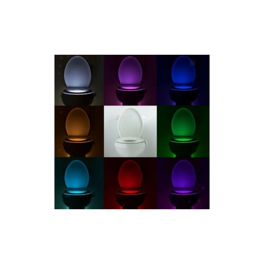 Grundig - Oświetlenie do WC LED z czujnikiem LED/3xAAA