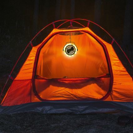 Grundig - Przenośny wentylator z oświetleniem LED LED/3xAA