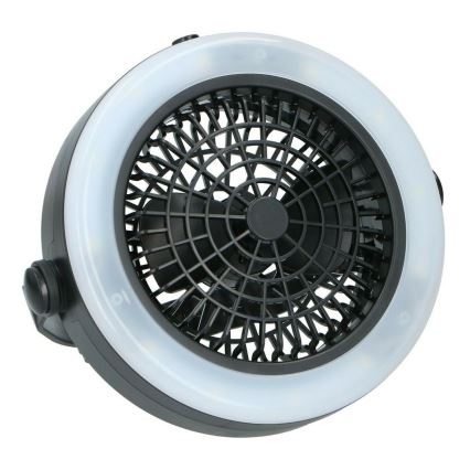 Grundig - Przenośny wentylator z oświetleniem LED LED/3xAA