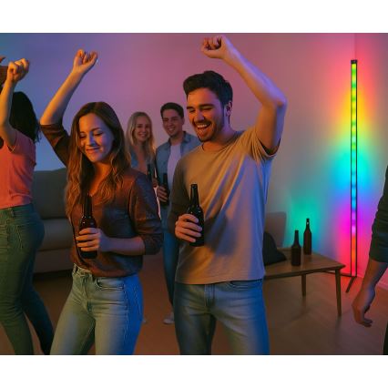 Grundig - ściemnialna lampa stojąca LED RGBW LED/6W/230V + pilot zdalnego sterowania