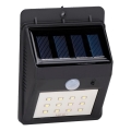 Grundig - Solarny kinkiet LED z czujnikiem ruchu, 1,2 V, 600 mAh, IP44