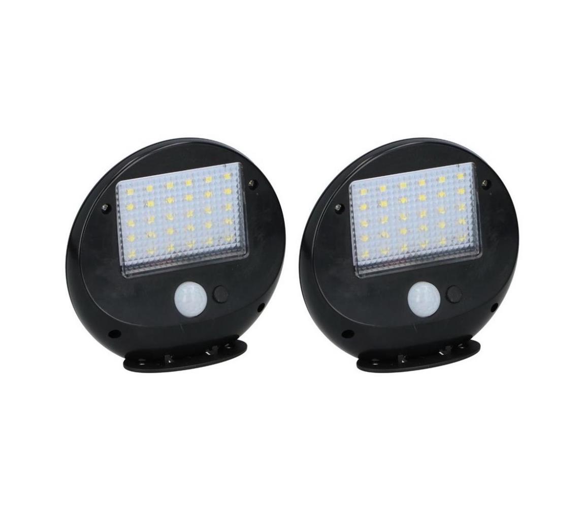 Grundig - ZESTAW 2x LED Kinkiet solarny z czujnikiem LED/3,2V