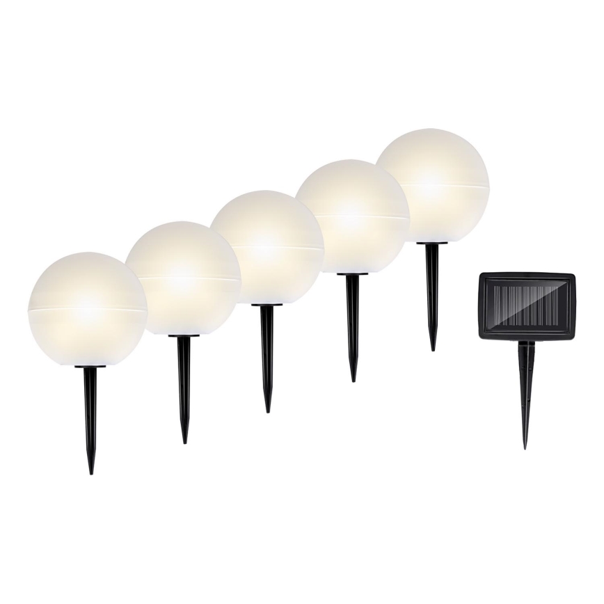 Grundig - ZESTAW 5x LED RGBW  Lampa solarna LED/3,2V IP44