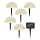 Grundig - ZESTAW 5x LED RGBW Lampa solarna LED/3,2V IP44