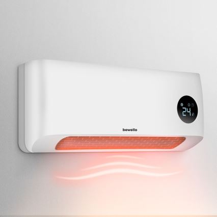 Grzałka 1000W/2000W/230V + pilot zdalnego sterowania