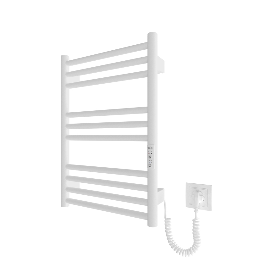 Grzejnik drabinkowy na ręczniki HF GREENWICH 100W/230V 57x43 cm biały okrągły