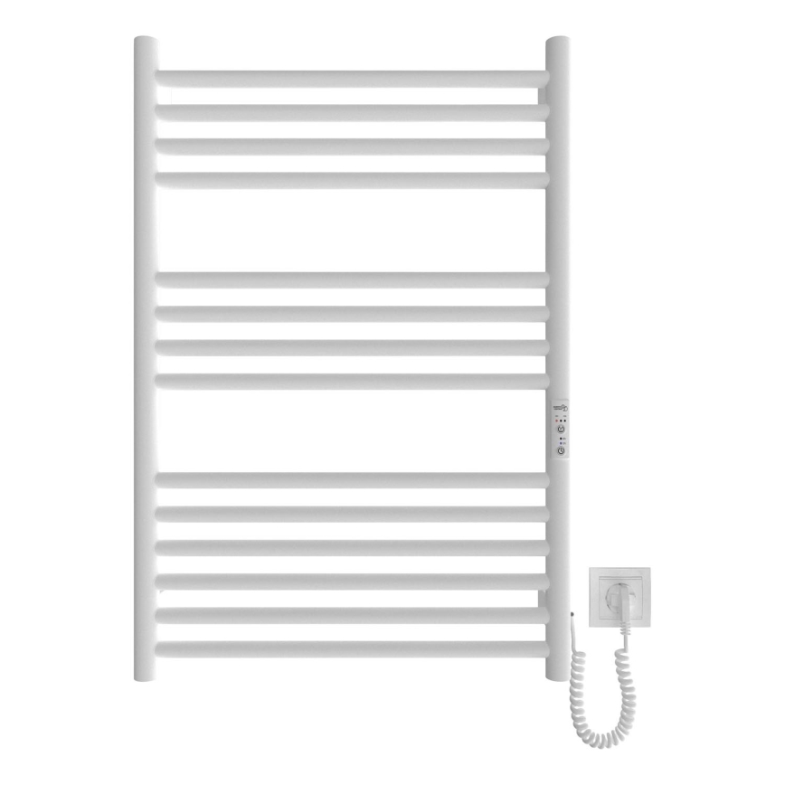 Grzejnik drabinkowy na ręczniki HF GREENWICH 170W/230V 77x53 cm biały okrągły