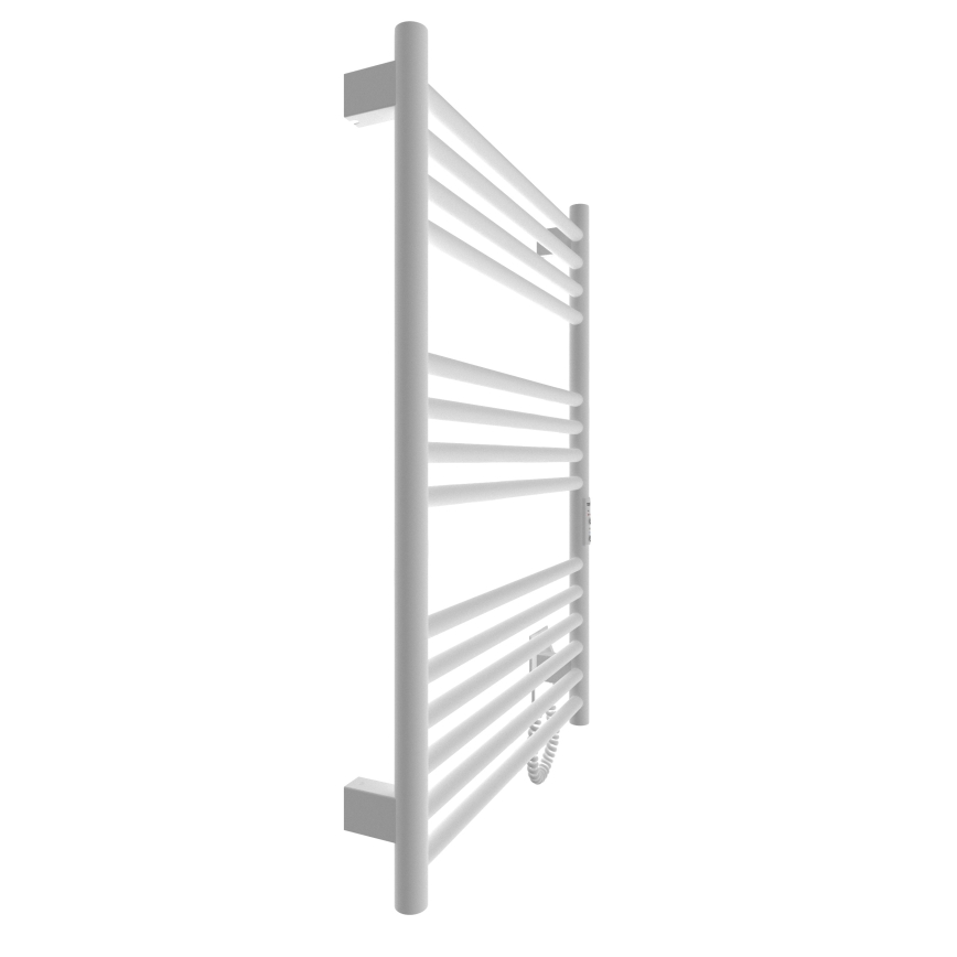 Grzejnik drabinkowy na ręczniki HF GREENWICH 170W/230V 77x53 cm biały okrągły