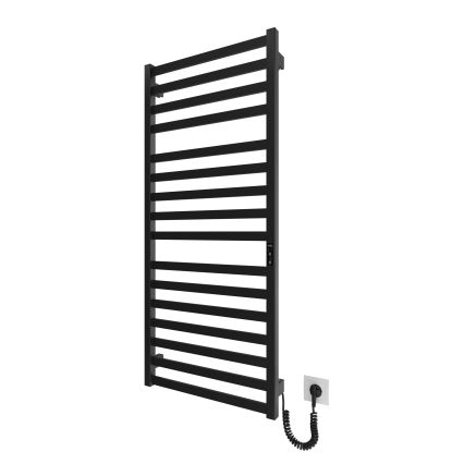 Grzejnik drabinkowy na ręczniki HF OXFORD 255W/230V 117x53 cm czarny
