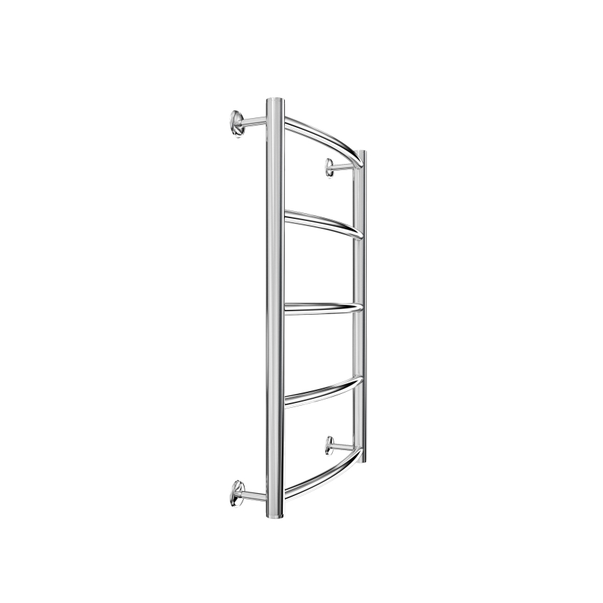 Grzejnik łazienkowy drabinkowy INOX CLASSIC 120W/230V 57x43 cm, stal nierdzewna/chrom błyszczący