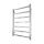 Grzejnik łazienkowy drabinkowy INOX TOKIO 161W/230V 77x53 cm stal nierdzewna/błyszczący chrom