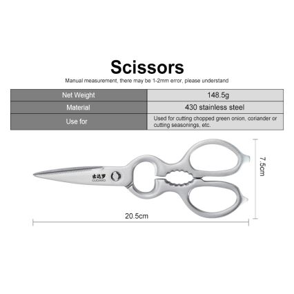 Gudaro - 7-częściowy zestaw noży kuchennych w bloku KENSHO, akacja
