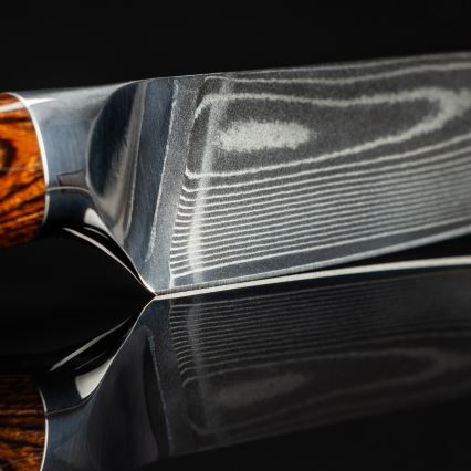 Gudaro - Damasceński nóż szefa kuchni FENG 8, 67 warstw stali, długość 20 cm