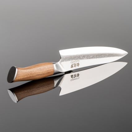 Gudaro - Damasceński nóż szefa kuchni TAKUMI 8, 67 warstw stali, długość 20 cm, orzech