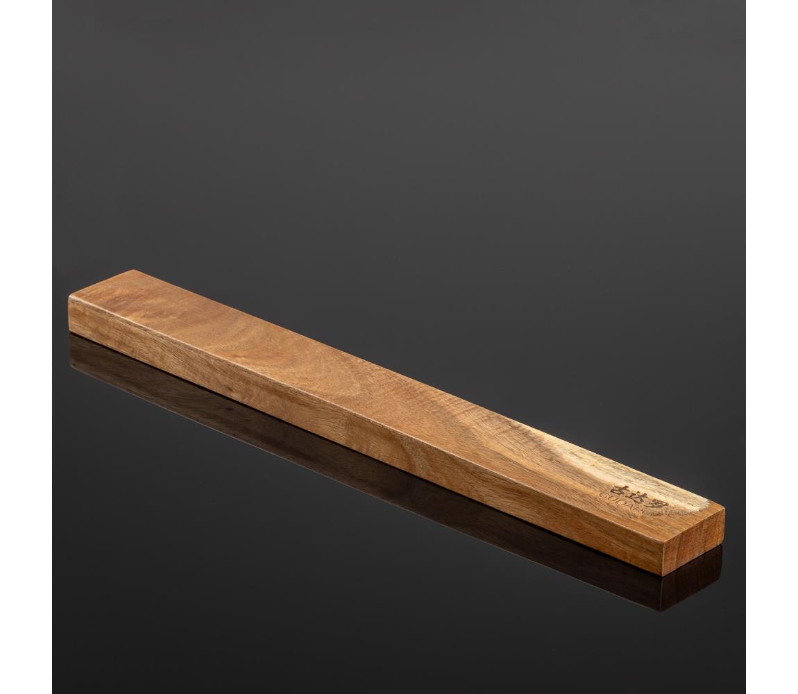 Gudaro - Magnetyczny uchwyt ścienny na noże AKIRA 40 cm akacja
