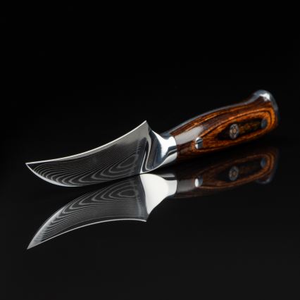 Gudaro - Nóż kuchenny BIRD BEAK 7,6 cm stal damasceńska