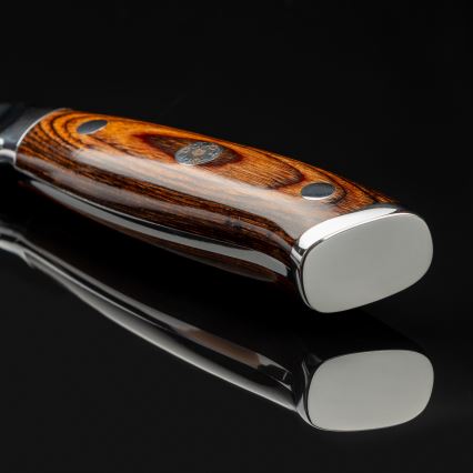 Gudaro - Nóż kuchenny SANTOKU 17,5 cm ze stali damasceńskiej