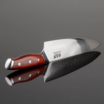 Gudaro - Nóż szefa kuchni KENSHO 8, damasceński, wykonany z 67-warstwowej stali, długość 20 cm