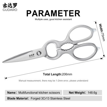 Gudaro - Nożyce do drobiu RONIN 20,6 cm