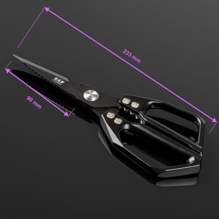 Gudaro - Nożyce do drobiu SHOGUN 23,3 cm czarne