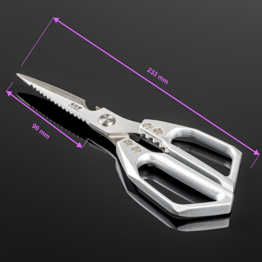 Gudaro - Nożyce do drobiu SHOGUN 23,3 cm srebrne