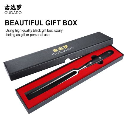 Gudaro - Widelec kuchenny MIYABI czarny/pakkawood