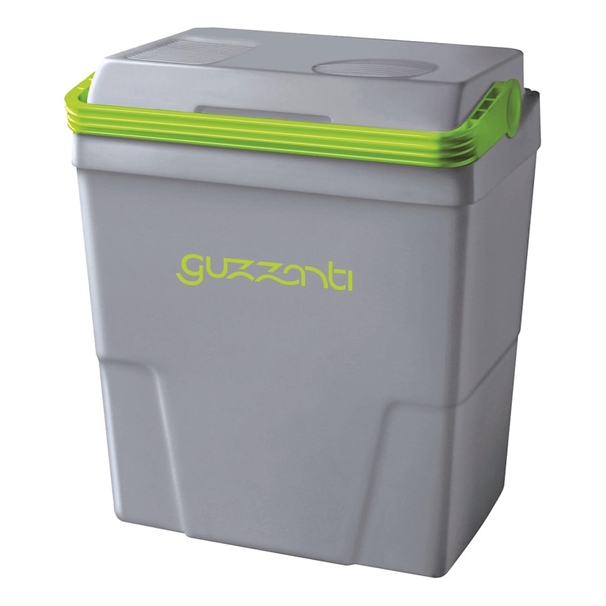 Guzzanti GZ 22B - Przenośna lodówka samochodowa 22 l 58W/12V/230V szara/zielona