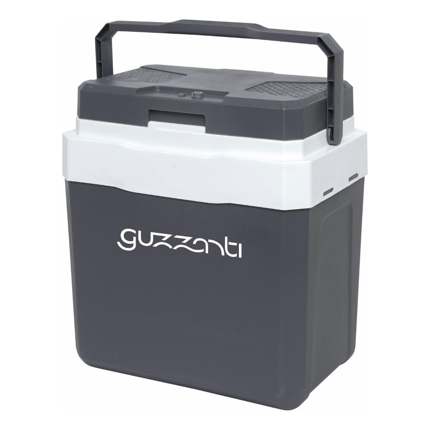 Guzzanti GZ 26B - Przenośna lodówka samochodowa 26 l 57W/12V/230V szara