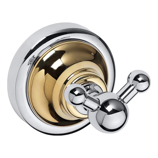 Haczyk 6,5x6,5 cm srebrny/złoty