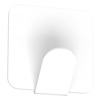 Haczyk ścienny 4x4 cm biały