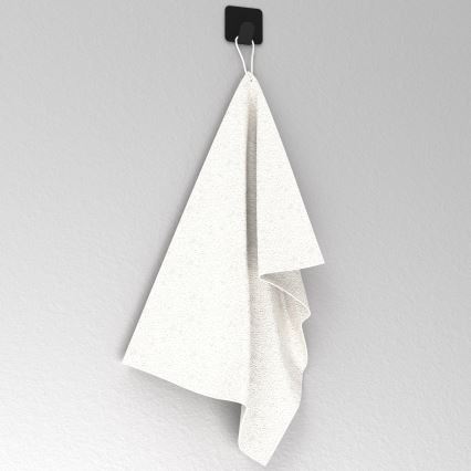 Haczyk ścienny 4x4 cm czarny