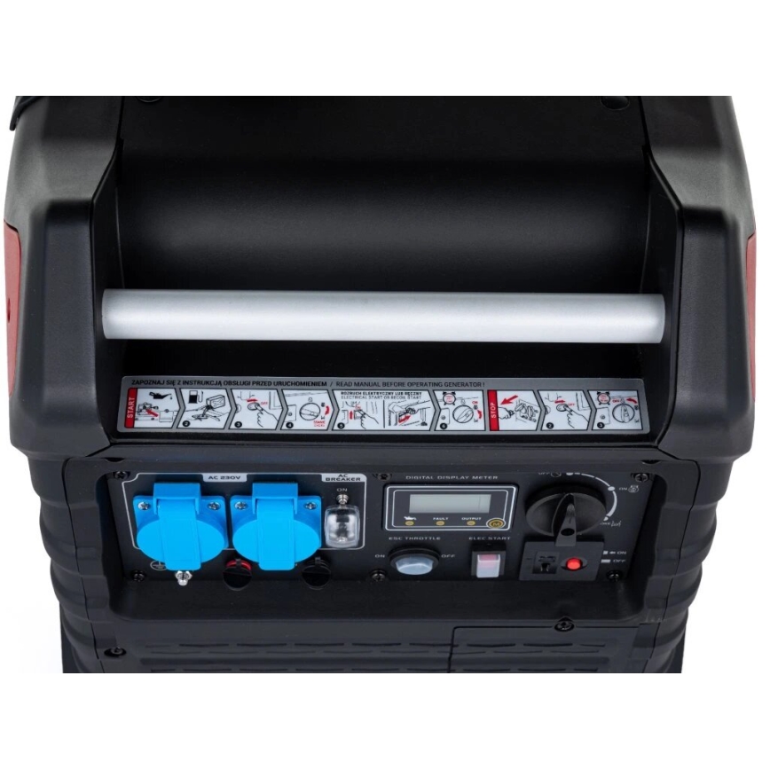 Hahn & Sohn 105412 - Generator elektryczny inwerterowy benzynowy H IG 3000 3300W