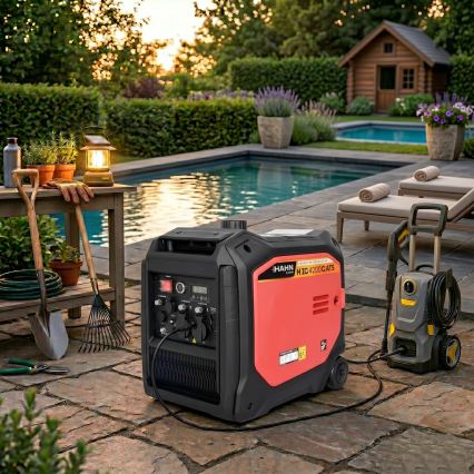 Hahn & Sohn 20062 - Benzynowy/LPG agregat prądotwórczy H IG 4200 G ATS 4200/3800W