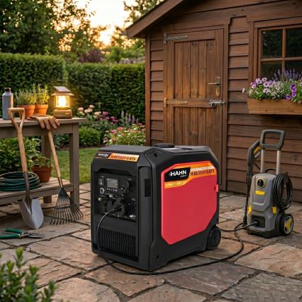 Hahn & Sohn 20086 - Agregat prądotwórczy benzynowy/LPG HIG 5500 G ATS 5500/5000W