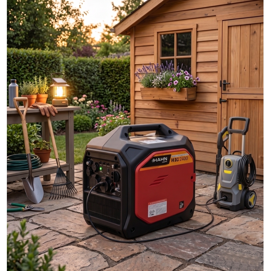 Hahn & Sohn 20095 - Benzynowy agregat prądotwórczy HIG 2400 2200W